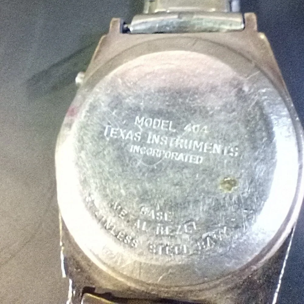 Vintage Texas Instruments Model 404 Watch - RARE!!!! - Picture 5 of 5